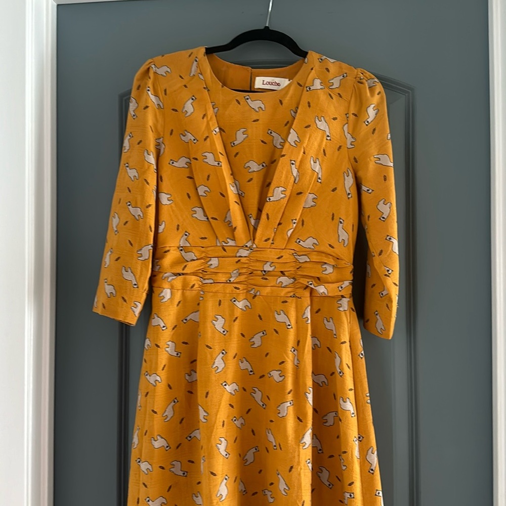 Anthropologie Lauche London Llama Dress sz S
